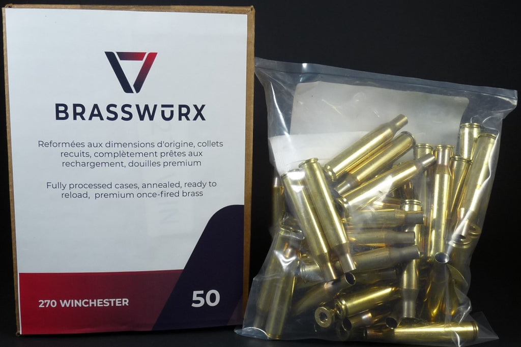 270 WINCHESTER brass cases fully ready ro reload,no prepping